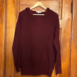 Women’s oversized hooded sweater